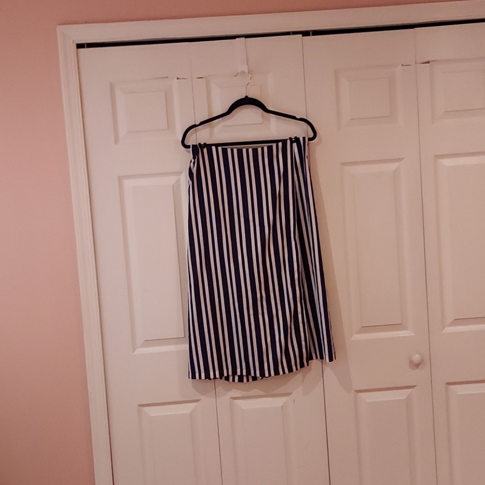 Zara Striped Gaucho Pants